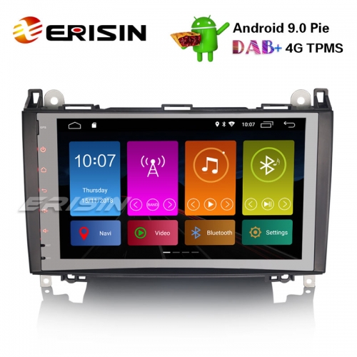 Erisin ES2992B 9" Android 9.0 Mercedes A / B Class Sprinter Viano VitoカーステレオDAB + GPS TPMS 4G