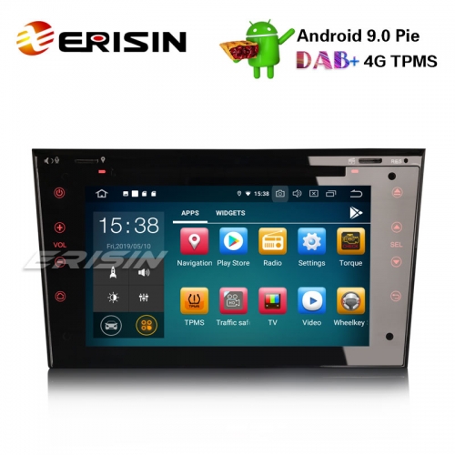 Erisin ES7973P 7" Android 9.0オペルVauxhall Corsa Vectra ZafiraアストラカーステレオDAB + GPS CD Satnav