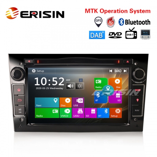 Erisin ES7260PB 7 "オールインワン車のマルチメディアプレーヤー gps 3 グラムラジオ bt vmcd dab イン DVR-IN DTV-IN